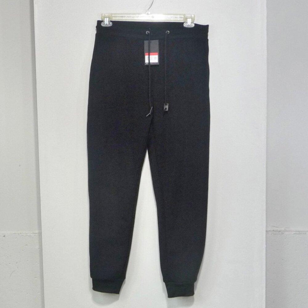 NWT GALAXY BY HARVIC BLACK SWEATPANTS JOGGERS LARGE